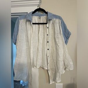 Free people button up shirt